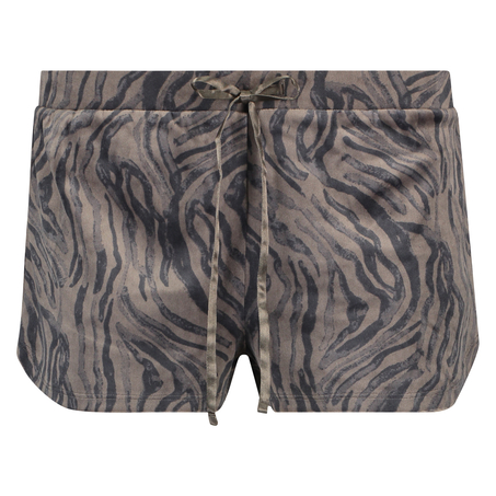 Pyjamasshorts velour, Gr&aring;
