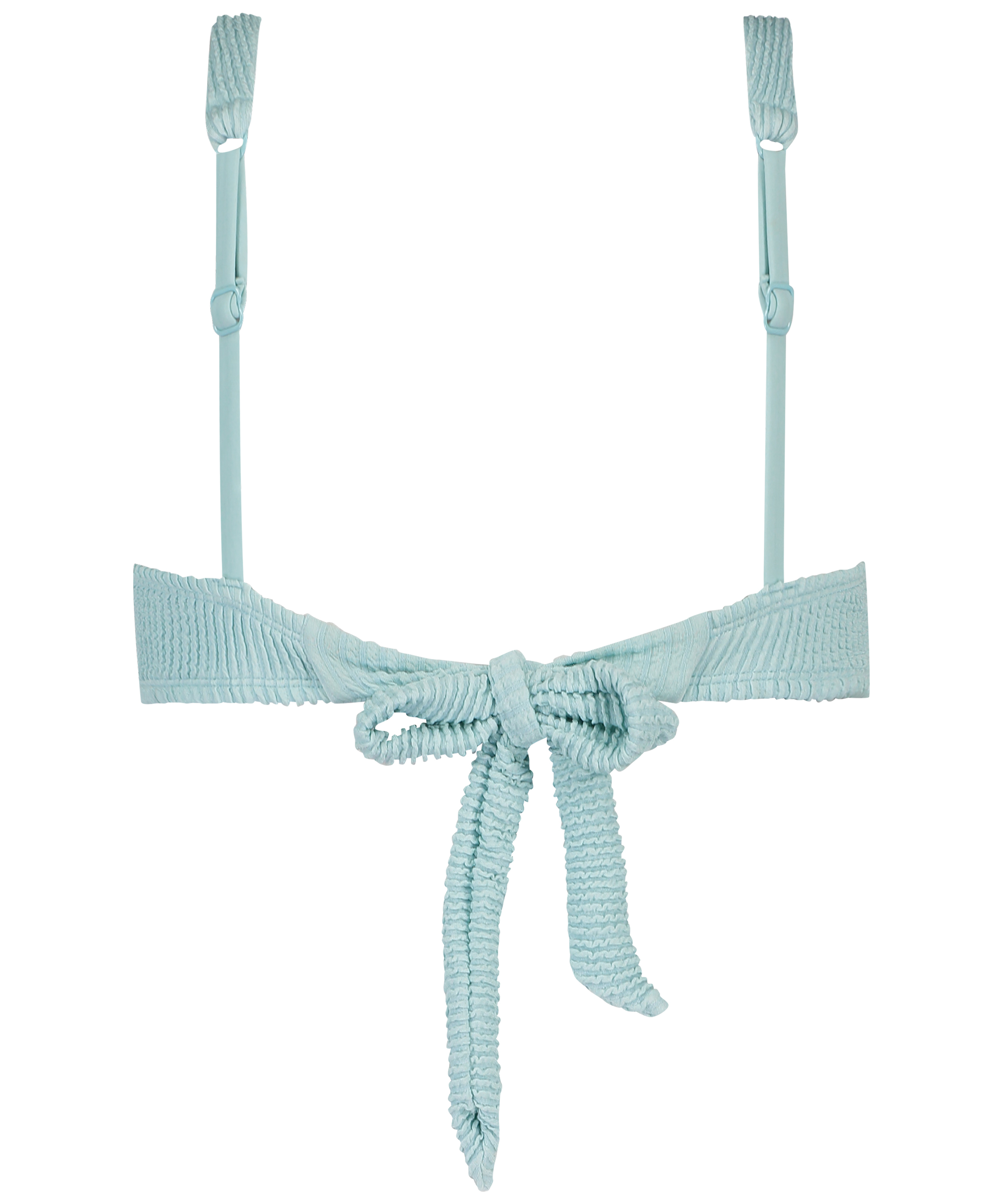 Bikini Crop top Crinkle, Blå, main