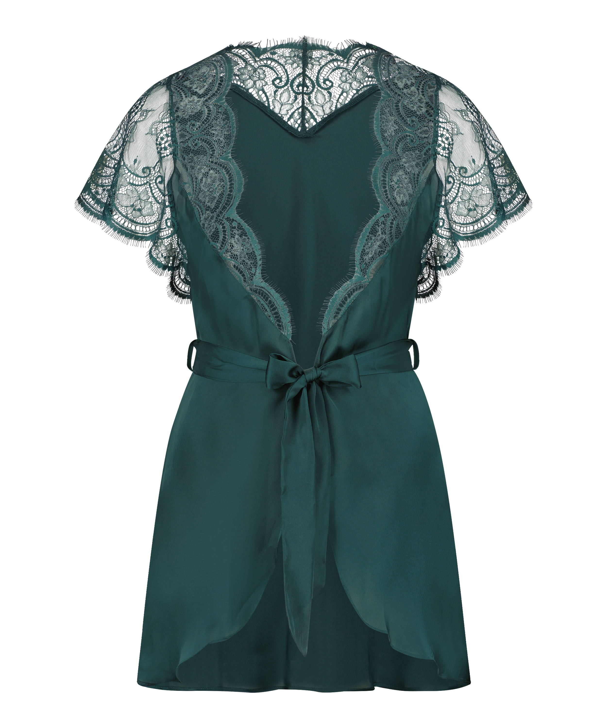 Kimono satin Coco, Gr&oslash;n, main