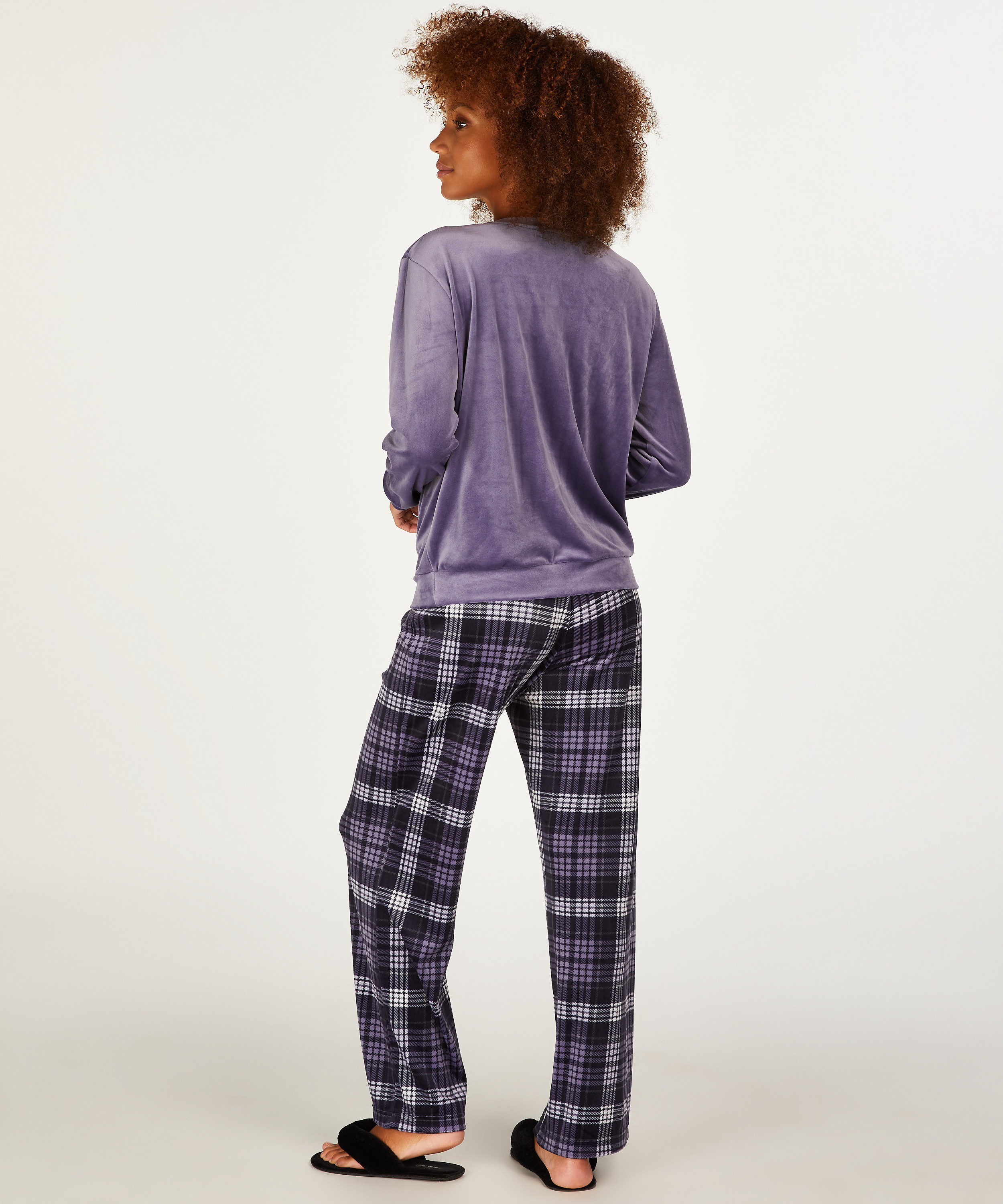 Pyjamasæt med taske, blå, main