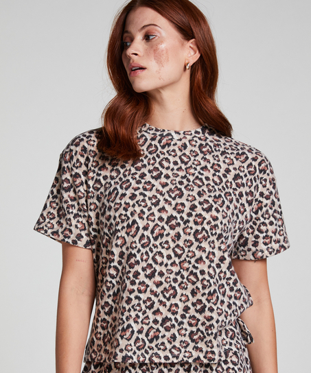 Jersey Brushed top, Beige