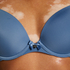 Formstøbt bøjle-bh Plunge, Blå