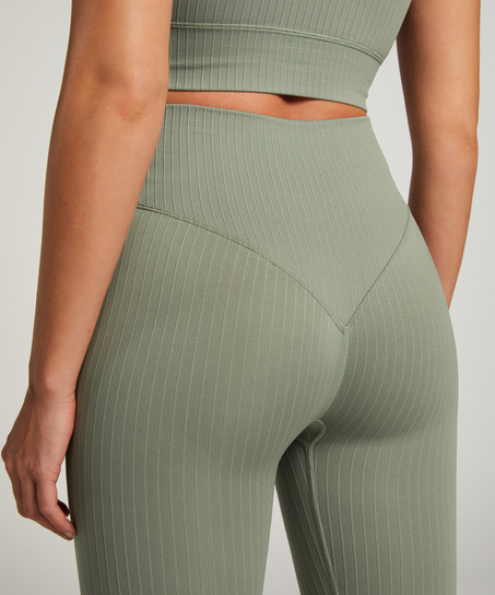 HKMX High waisted sømløse sportsleggings, Grøn