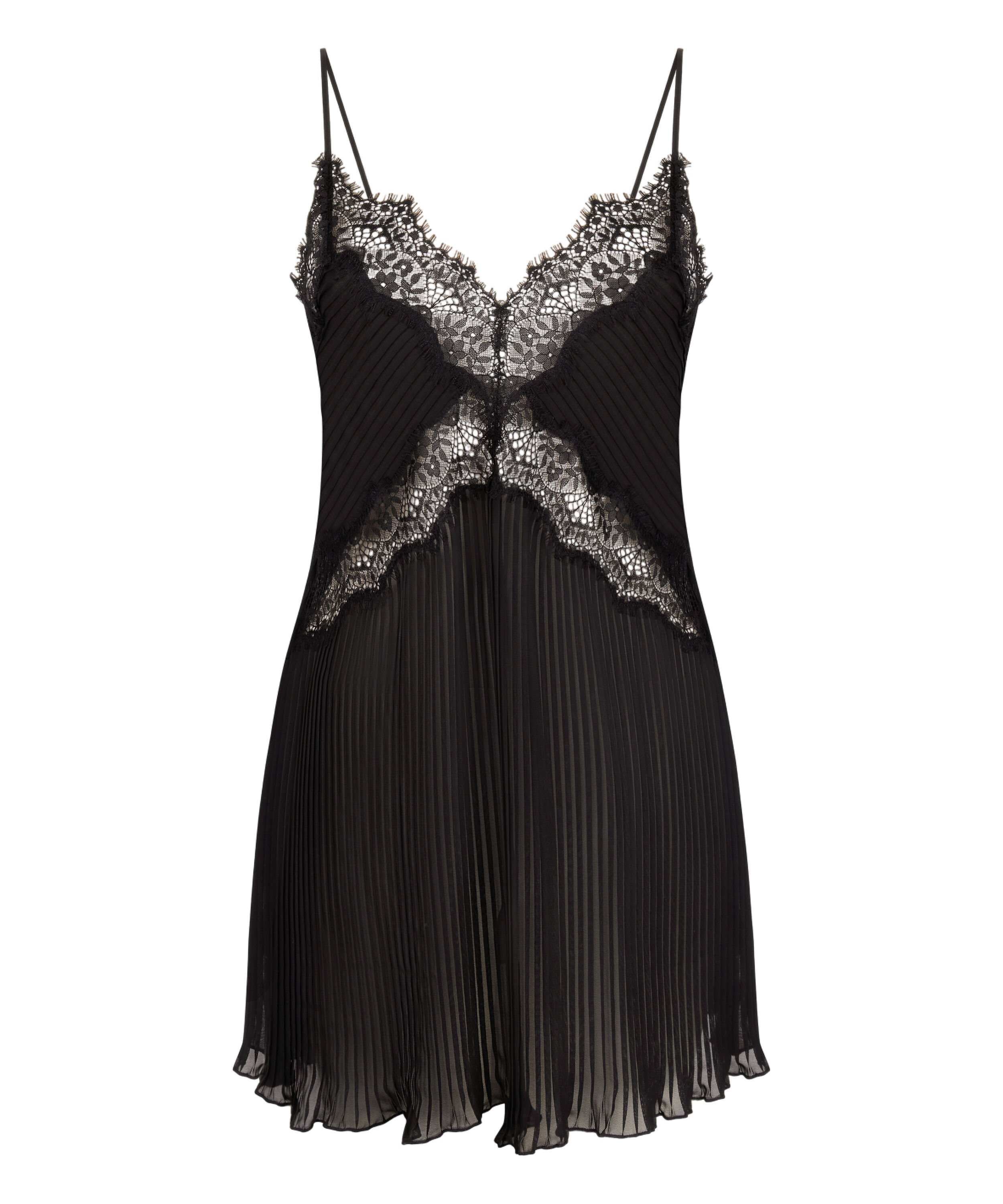 Zaphira slipkjole, Sort