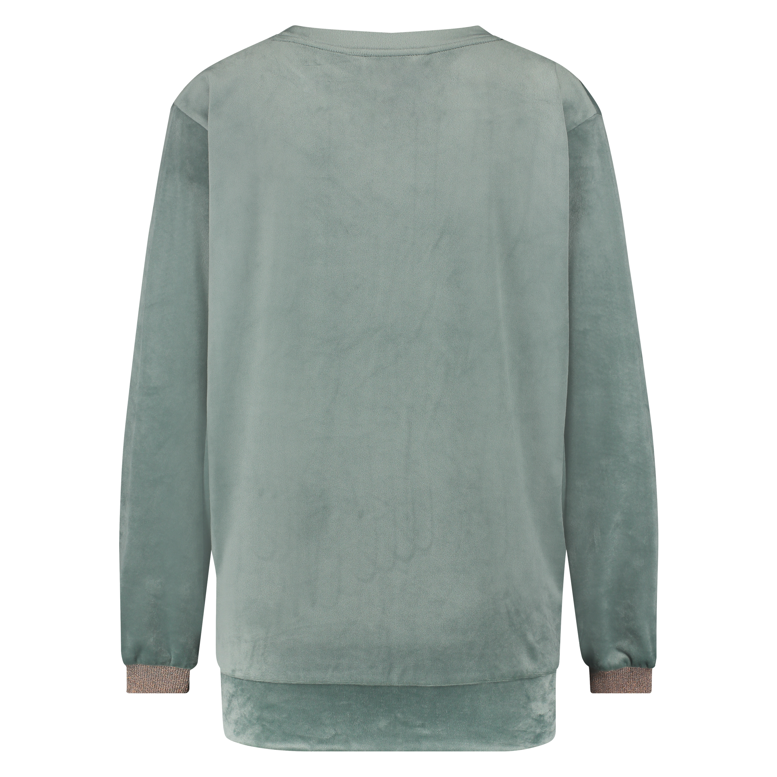 Top velour Lurex, Gr&oslash;n, main