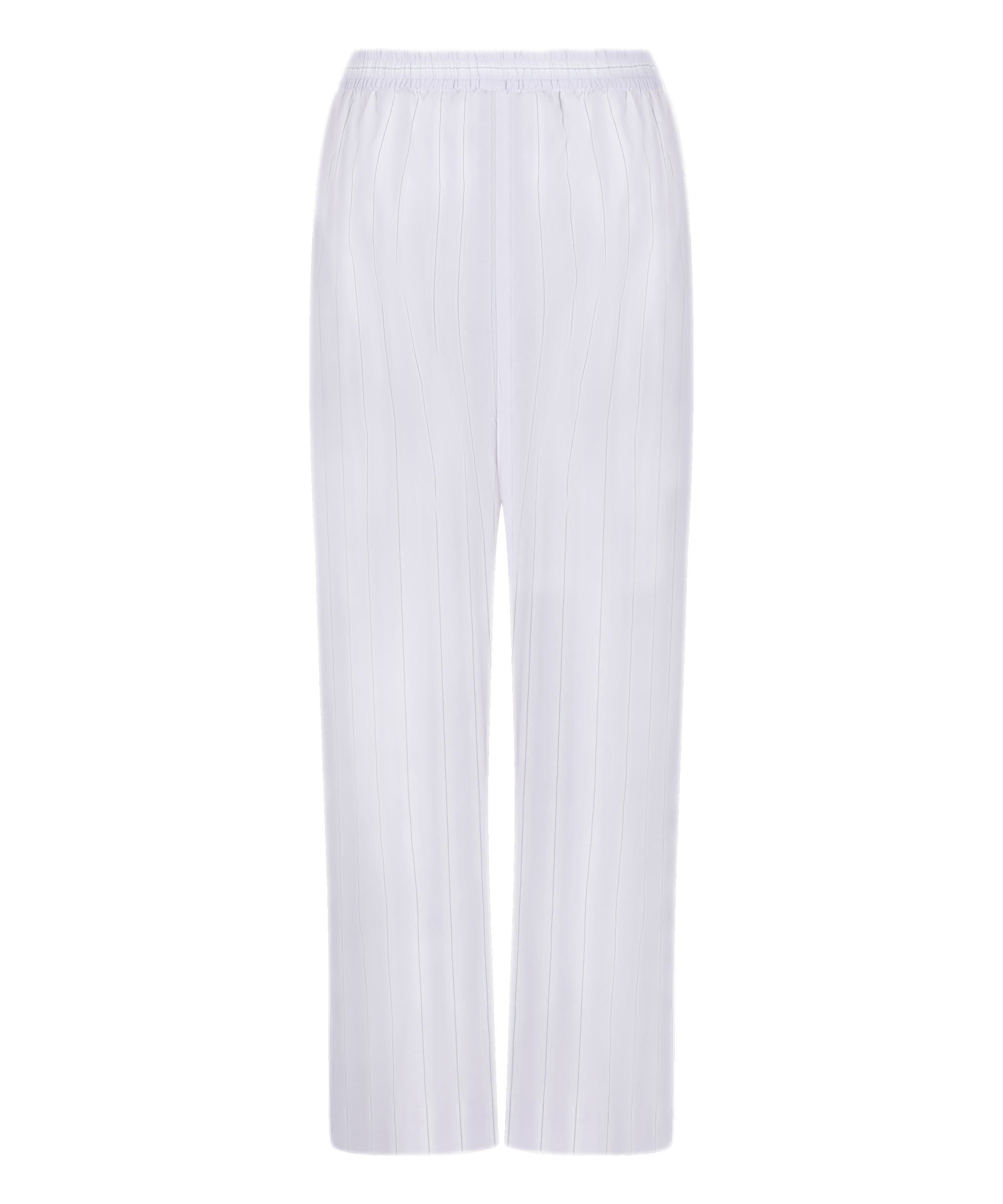 Bukser i v&aelig;vet, stribet bomuld, Lilla, main