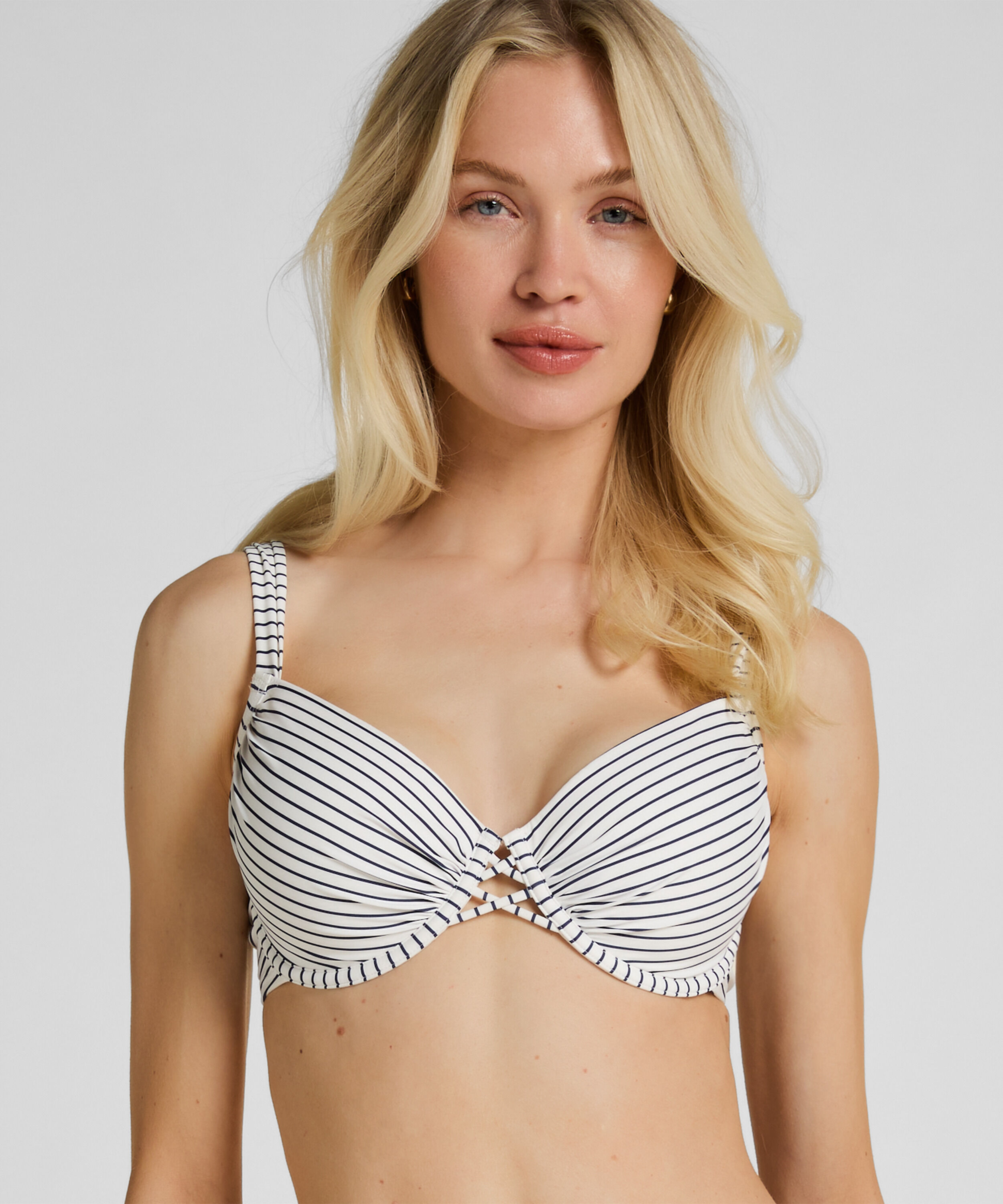 Padded Bøjle Bikini Top Stripes