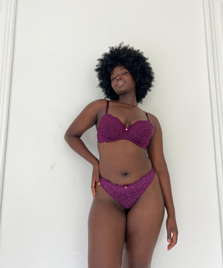 Formstøbt bøjle-bh Rose, Lilla