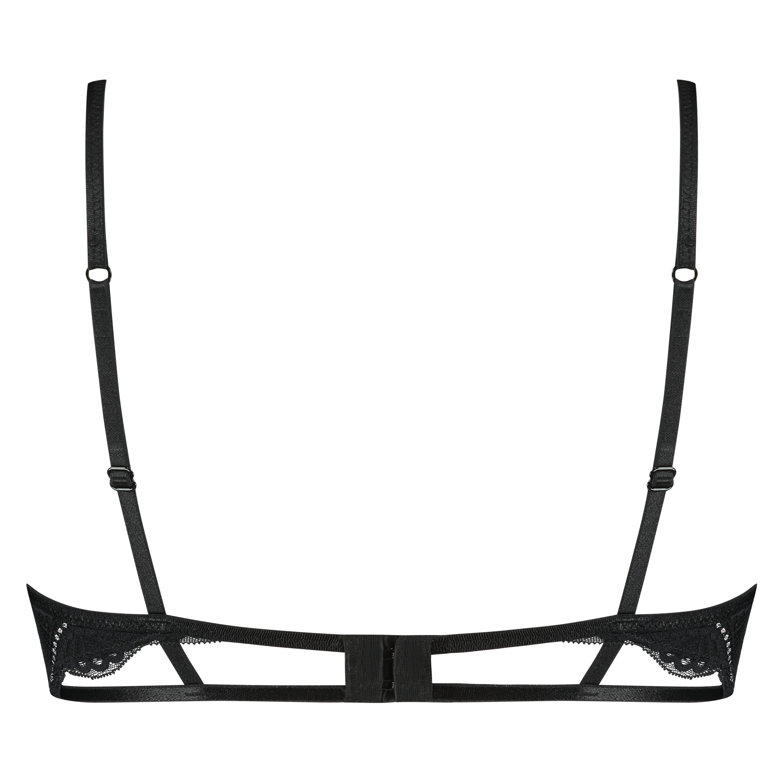 Ikke-formstøbt bøjle-bh Ziggy, Sort, main