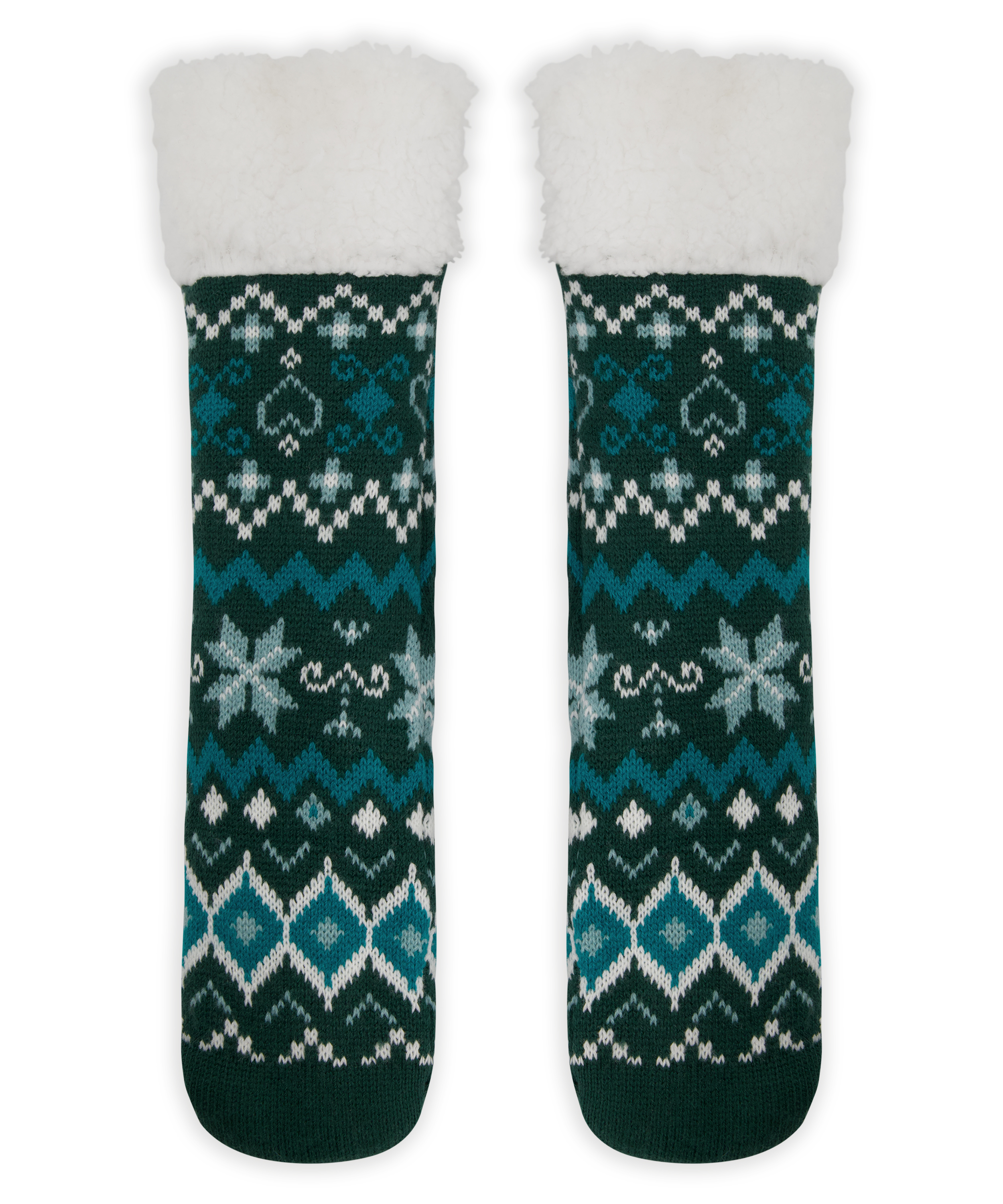 ﻿Sokker til støvler, grøn, main
