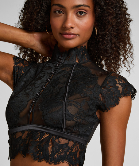 Bralette Amelia, Sort