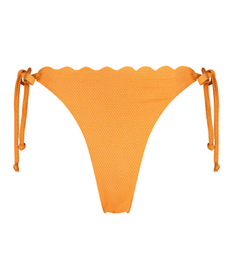 Cheeky Tanga Bikinitrusse Scallop Lurex, Orange