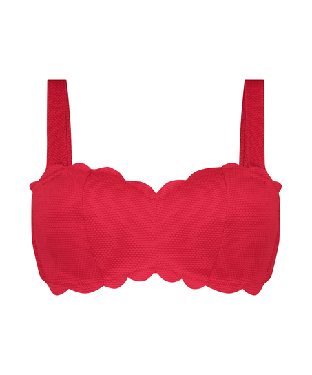 Bandeau-bikinitop Scallop, Lyser&oslash;d