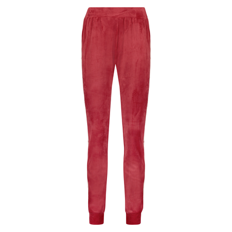 Jogger Velour Hjerte, rød