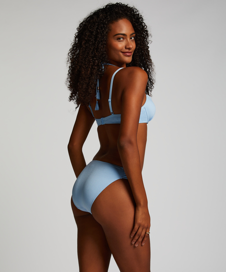 Formstøbt bikinitop med bøjle Scallop, Blå