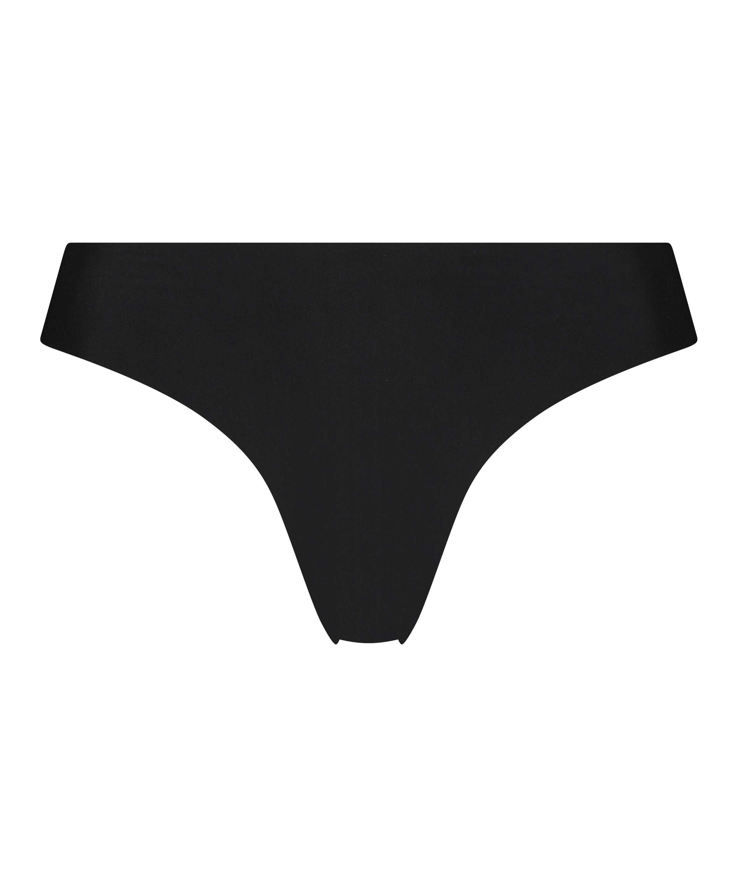 Usynlig brasiliansk trusse Fishnet, Sort, main