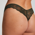 Usynlig g-streng Lace Back, Grøn
