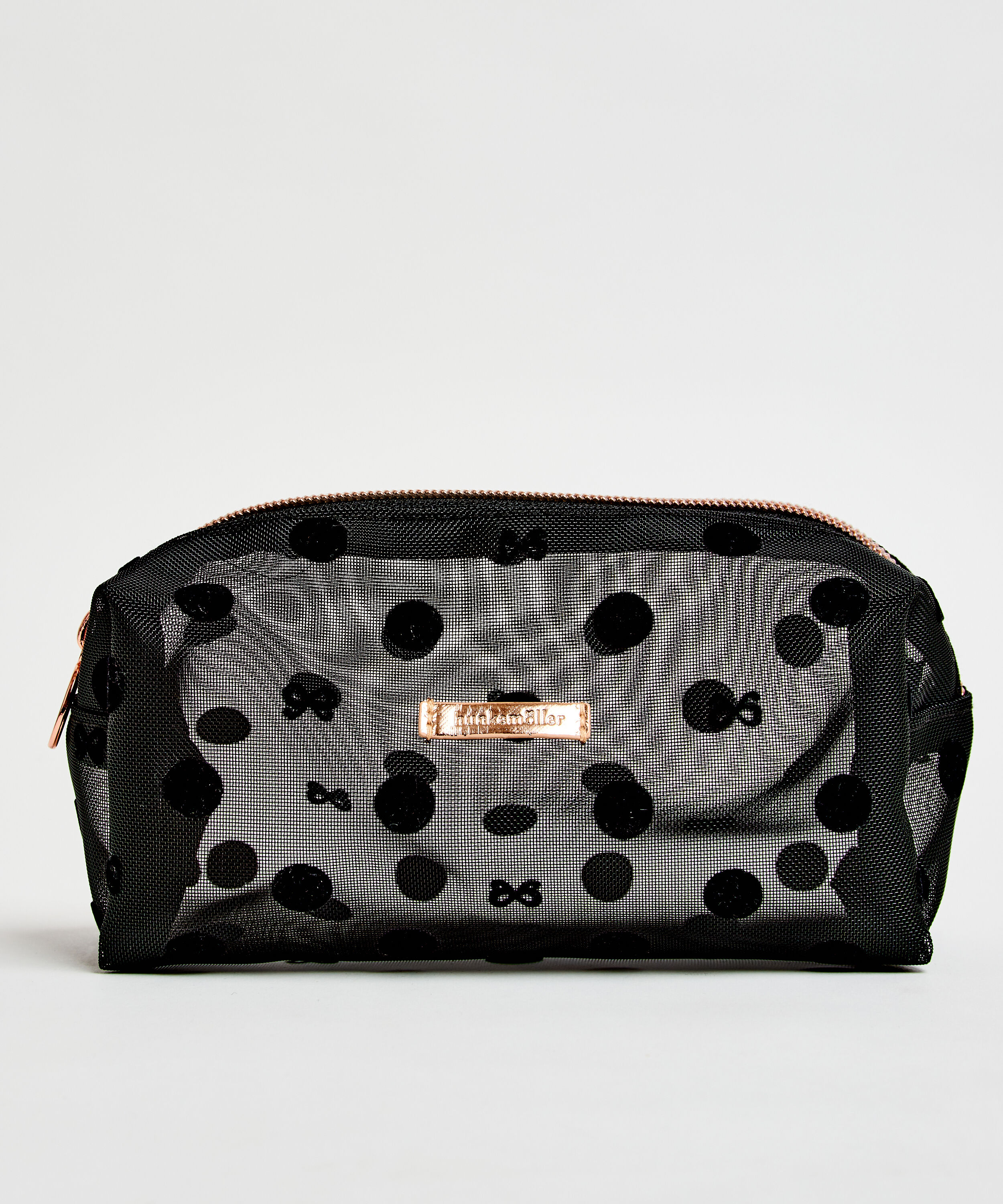 Dot Mesh makeuptaske, Sort