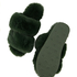 Fake Fur hjemmesko, grøn