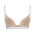 Formstøbt push-up-bøjle-bh Transparant, Beige