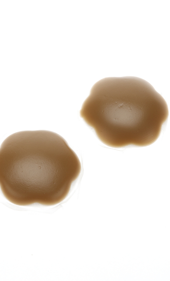 Brystvorteskjulere af silikone, Brown