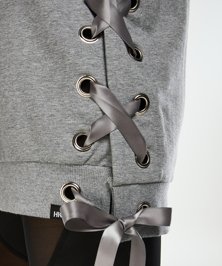 HKMX Trøje lace-up, Grå
