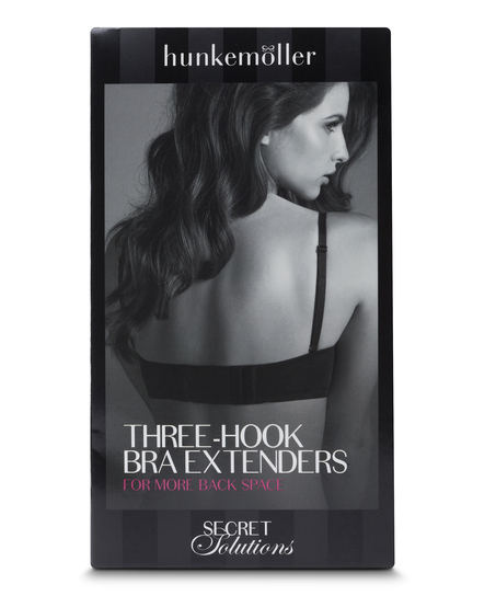 3-pak bh-forlængere, Hvid