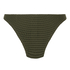 Cairo bikinititrusser med høj benudskæring, Grøn