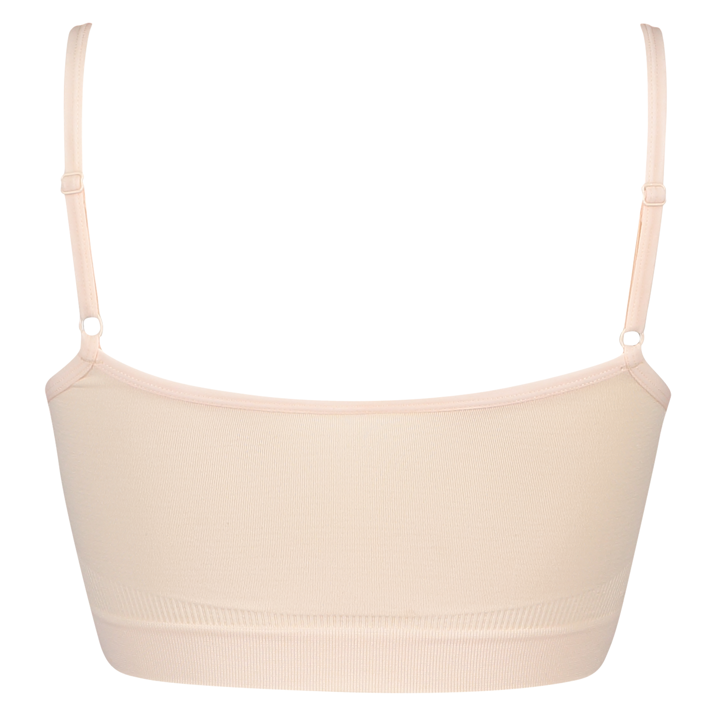 Sømløs strappytop, Beige, main