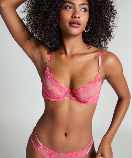 Ikke-formstøbt bøjle-bh Shae, Lyserød