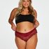 Brasiliansk trusse short Selena, rød