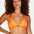 Rose vatteret trekantsbralette, Orange
