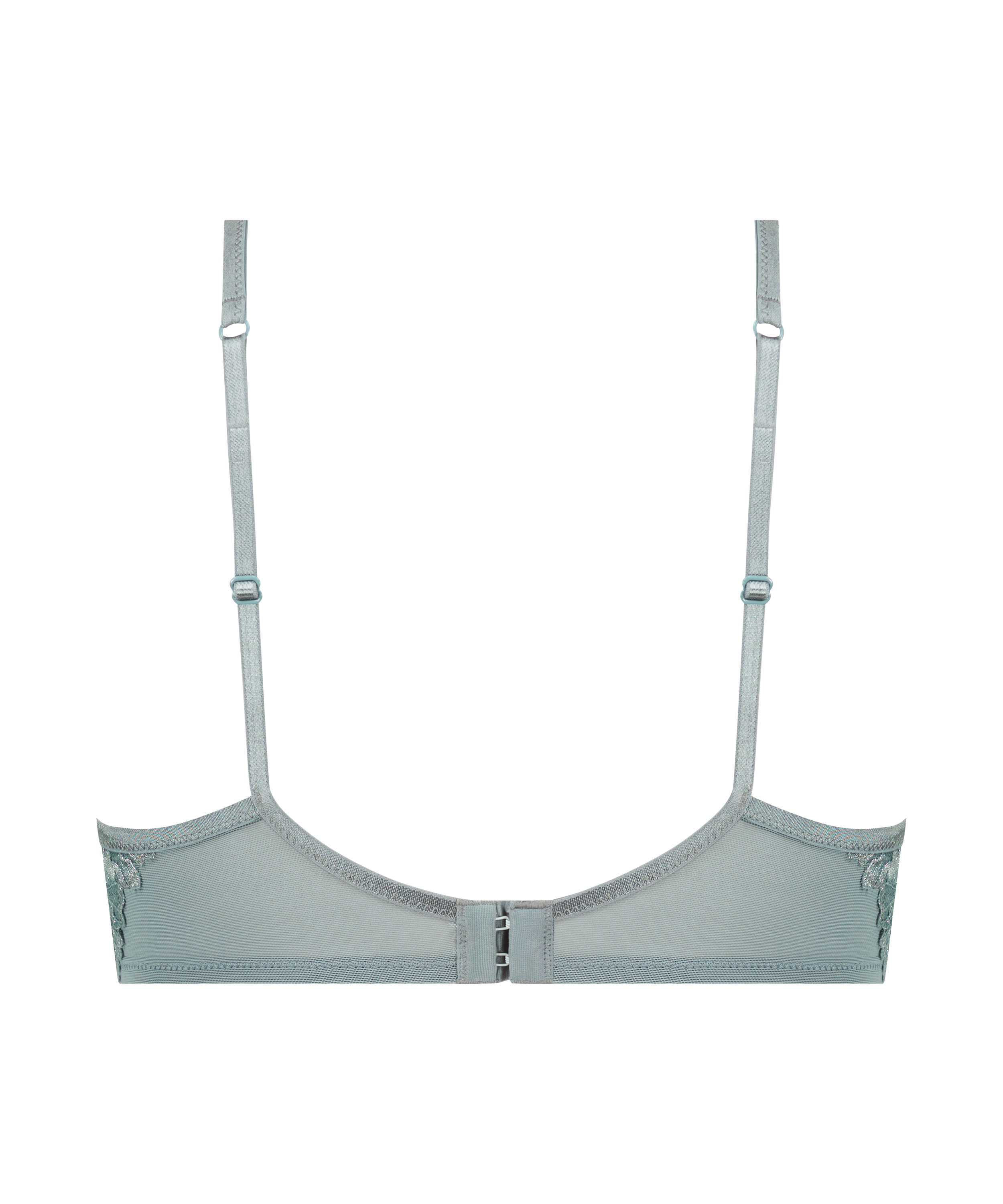 Ikke-formstøbt longline bøjle-bh Meghan, Blå, main