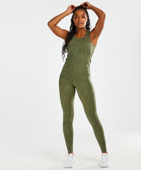 HKMX Sport slim fit tank top, Grøn