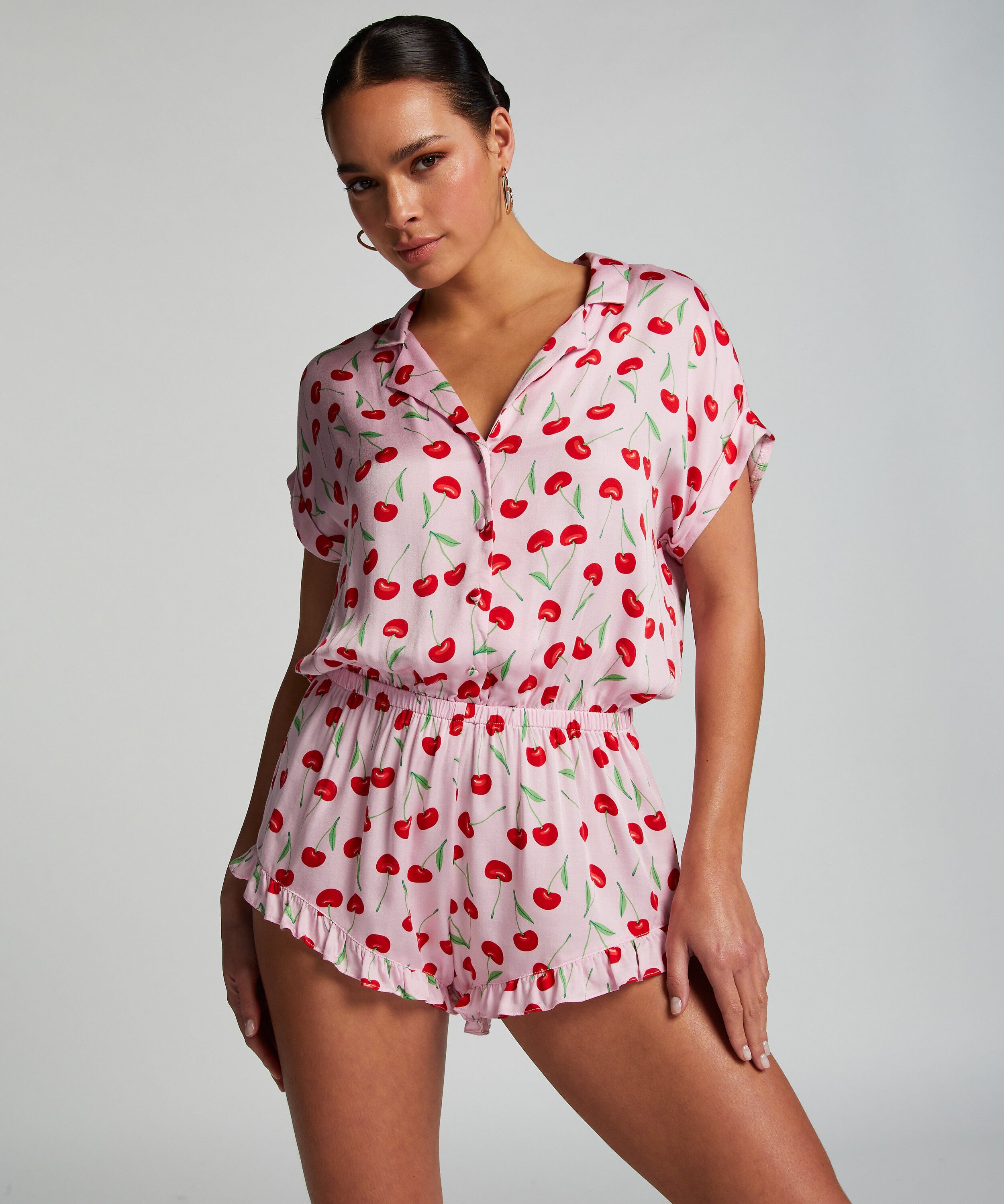 Onesie Teddy Cherry, Lyserød