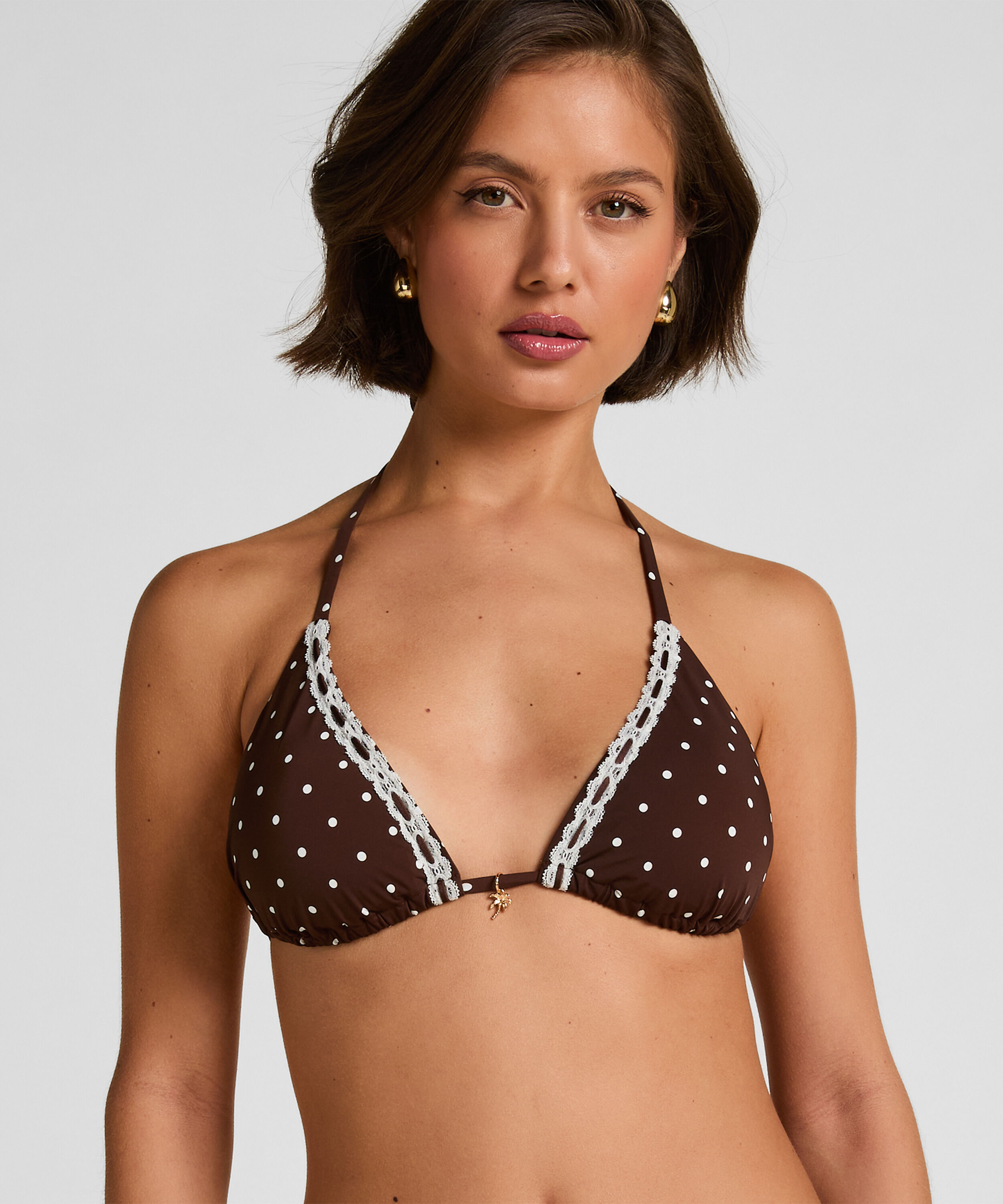 Trekant Bikini Top Algarve, Brun Trekant Bikini Top Algarve, Brun