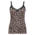 Cami Velours leopard, Lyserød