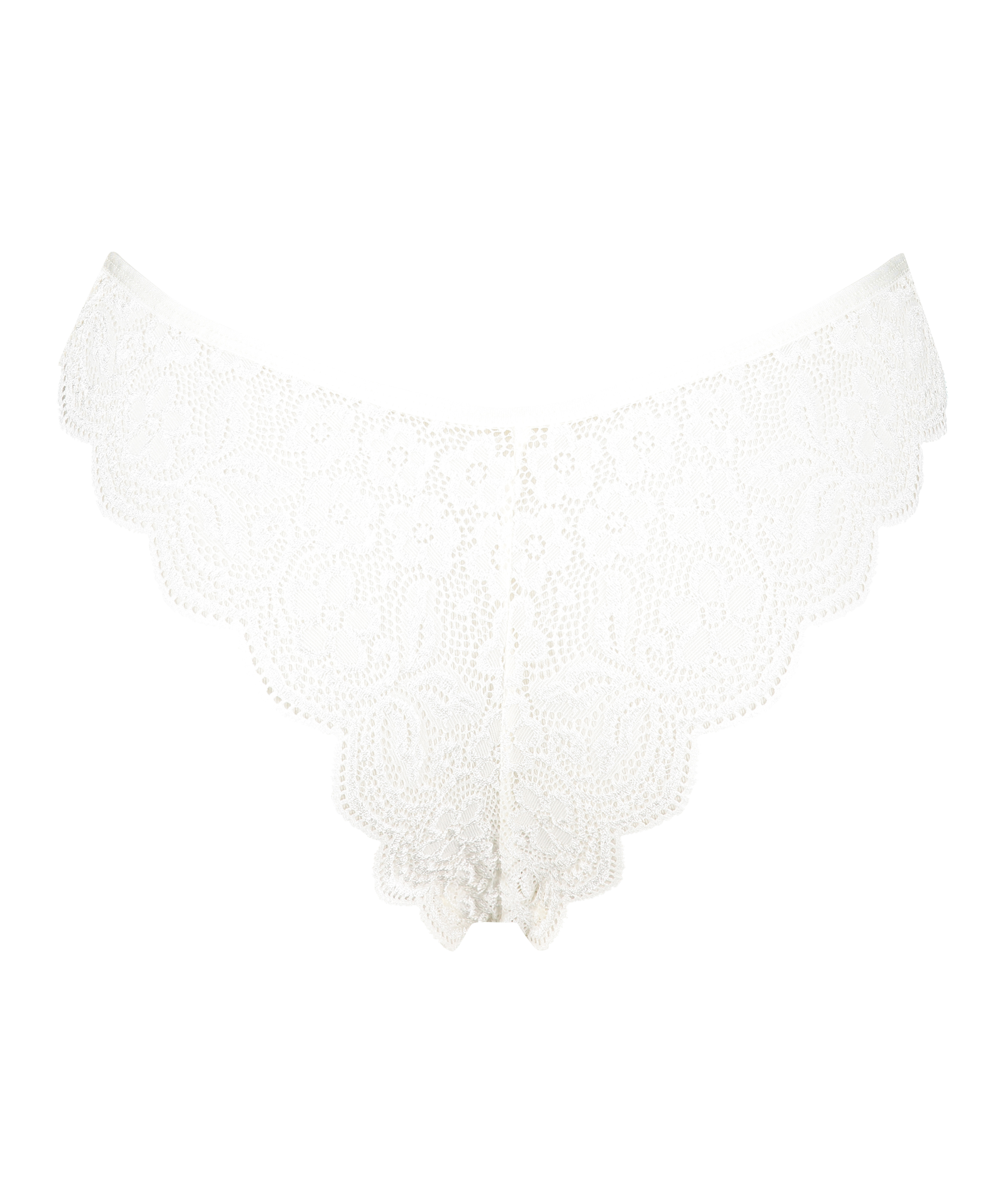 High leg brasiliansk trusse, hvid, main