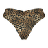 Højt udskåret bikinitrusse Leopard, Brown