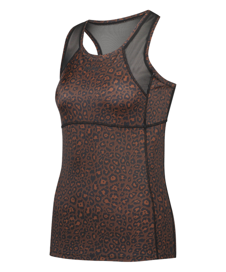 HKMX Sport tank top, Brun