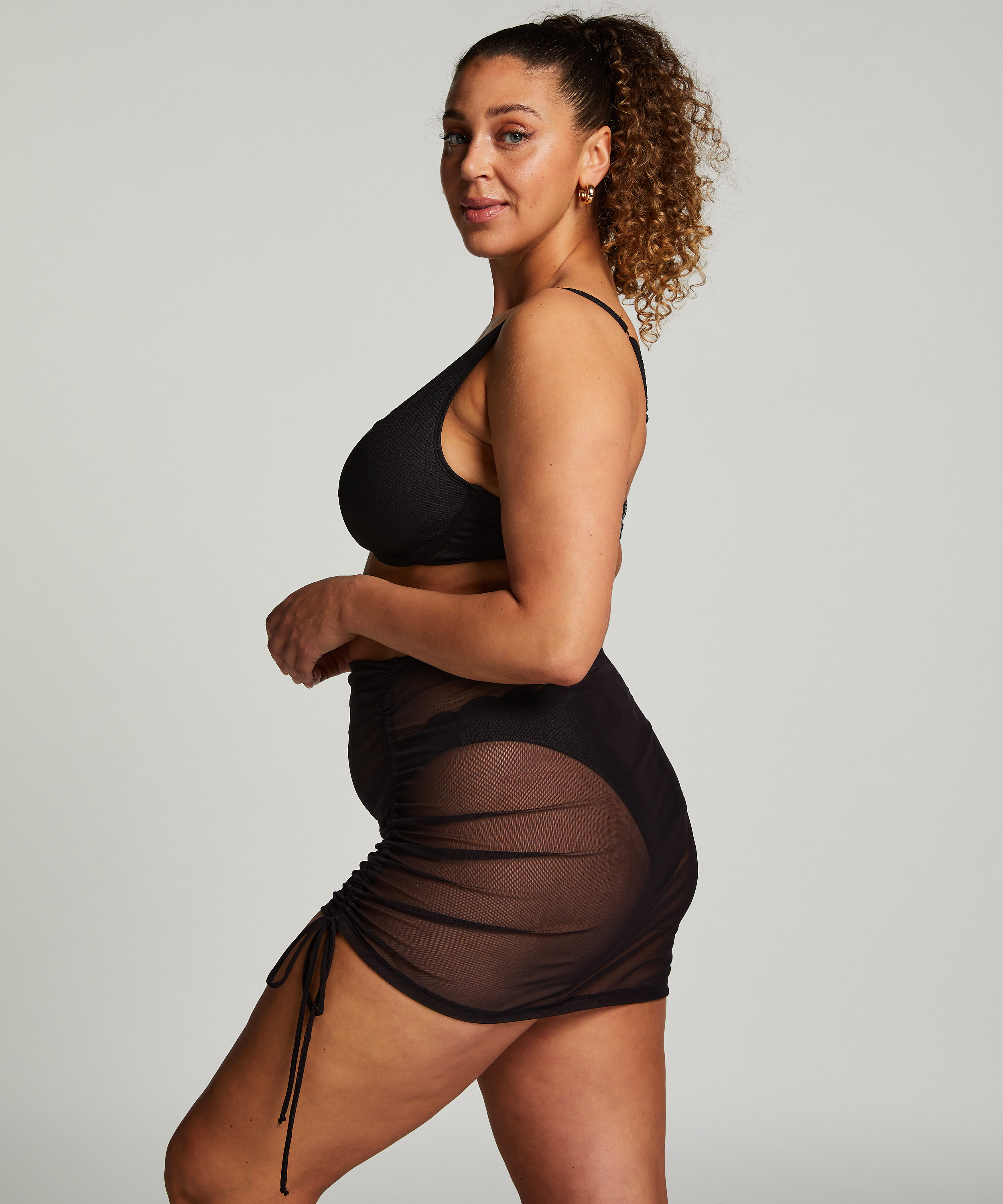 Strandskørt, sort, main