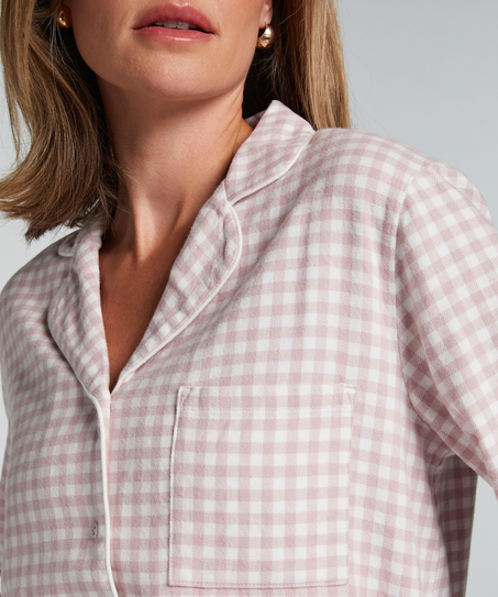 Pyjamastop Flonel Essentials, Lilla