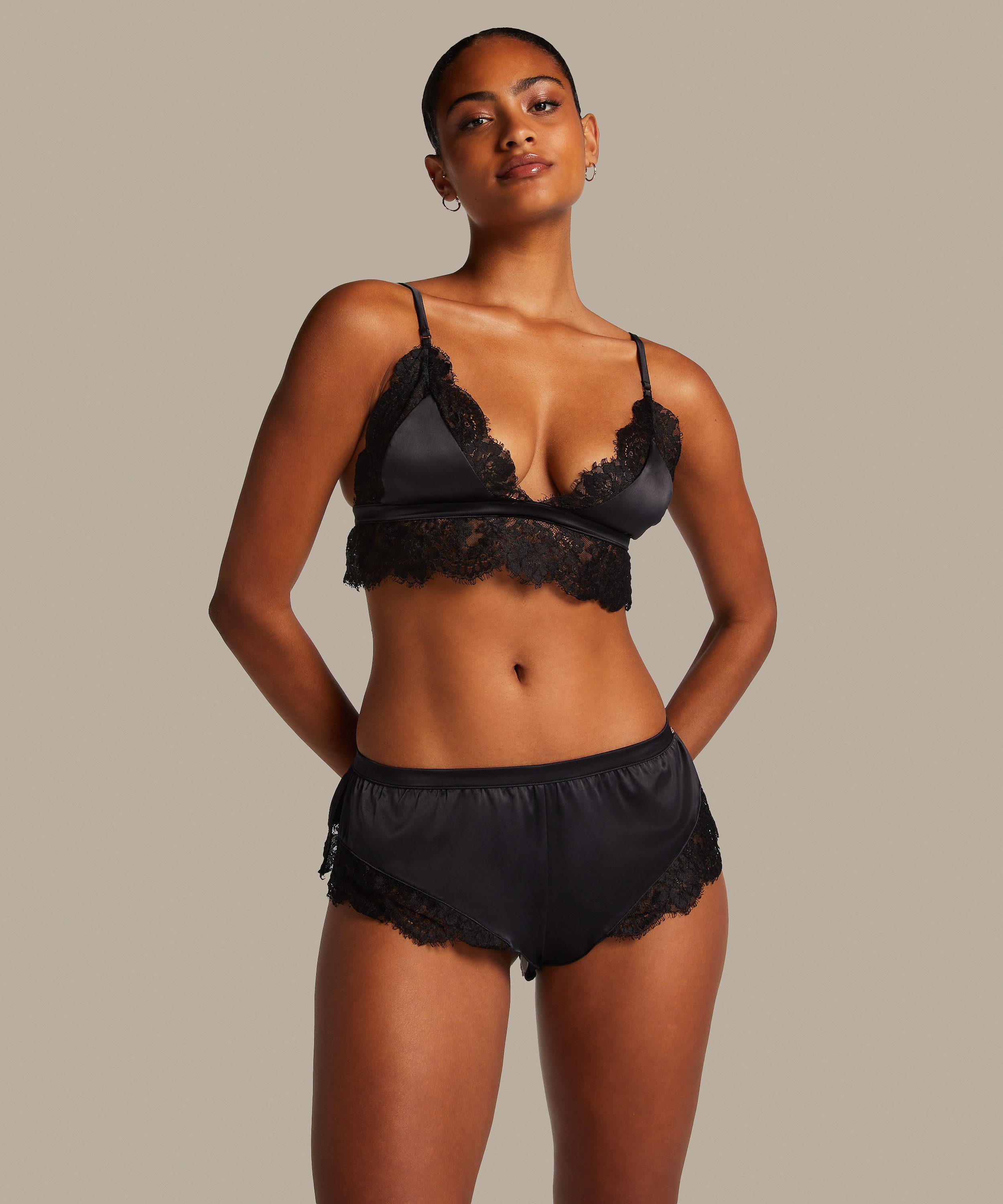 Bralette Valerie, Sort, main