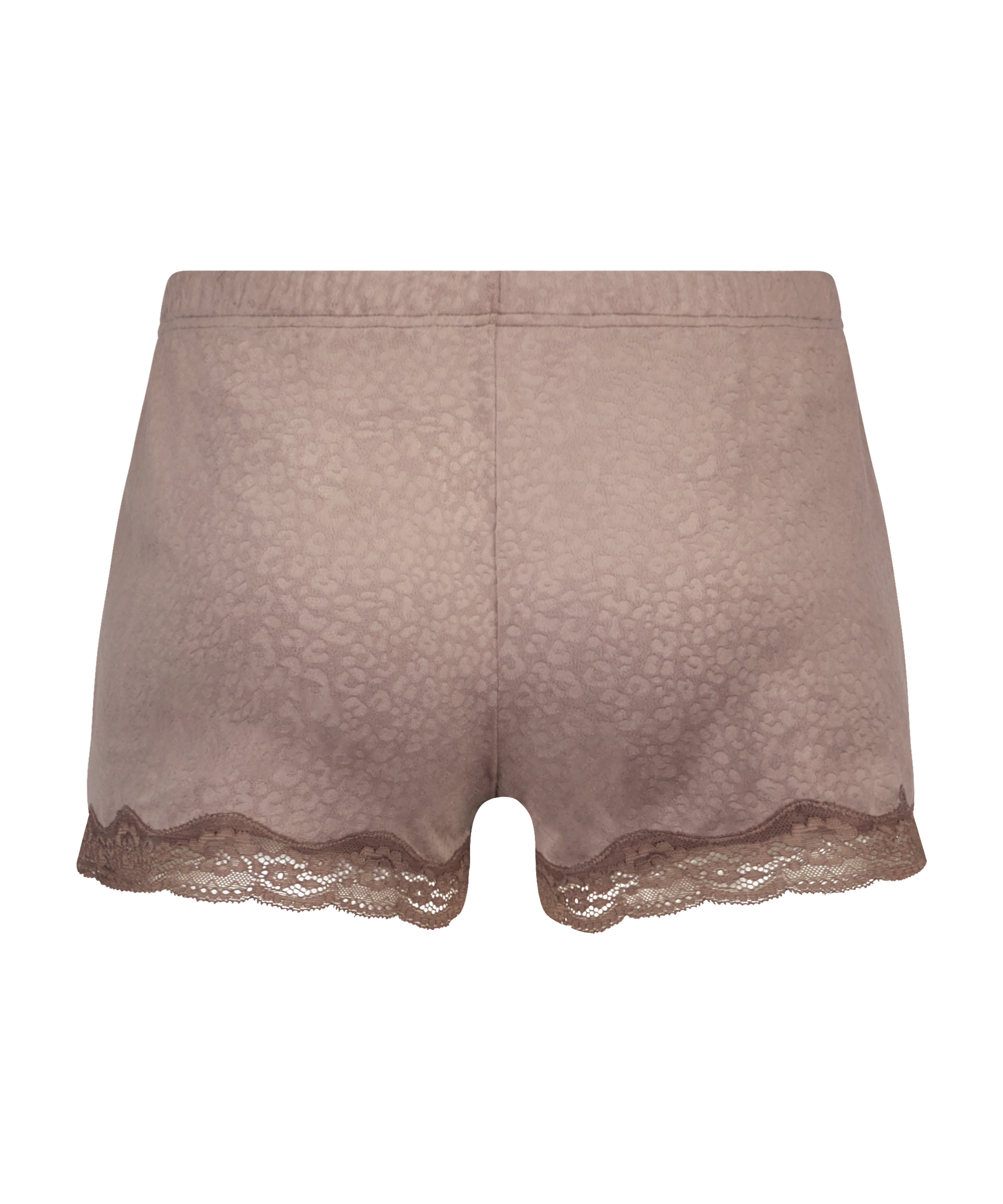 Velours Lace shorts, Brun, main