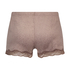 Velours Lace shorts, Brun