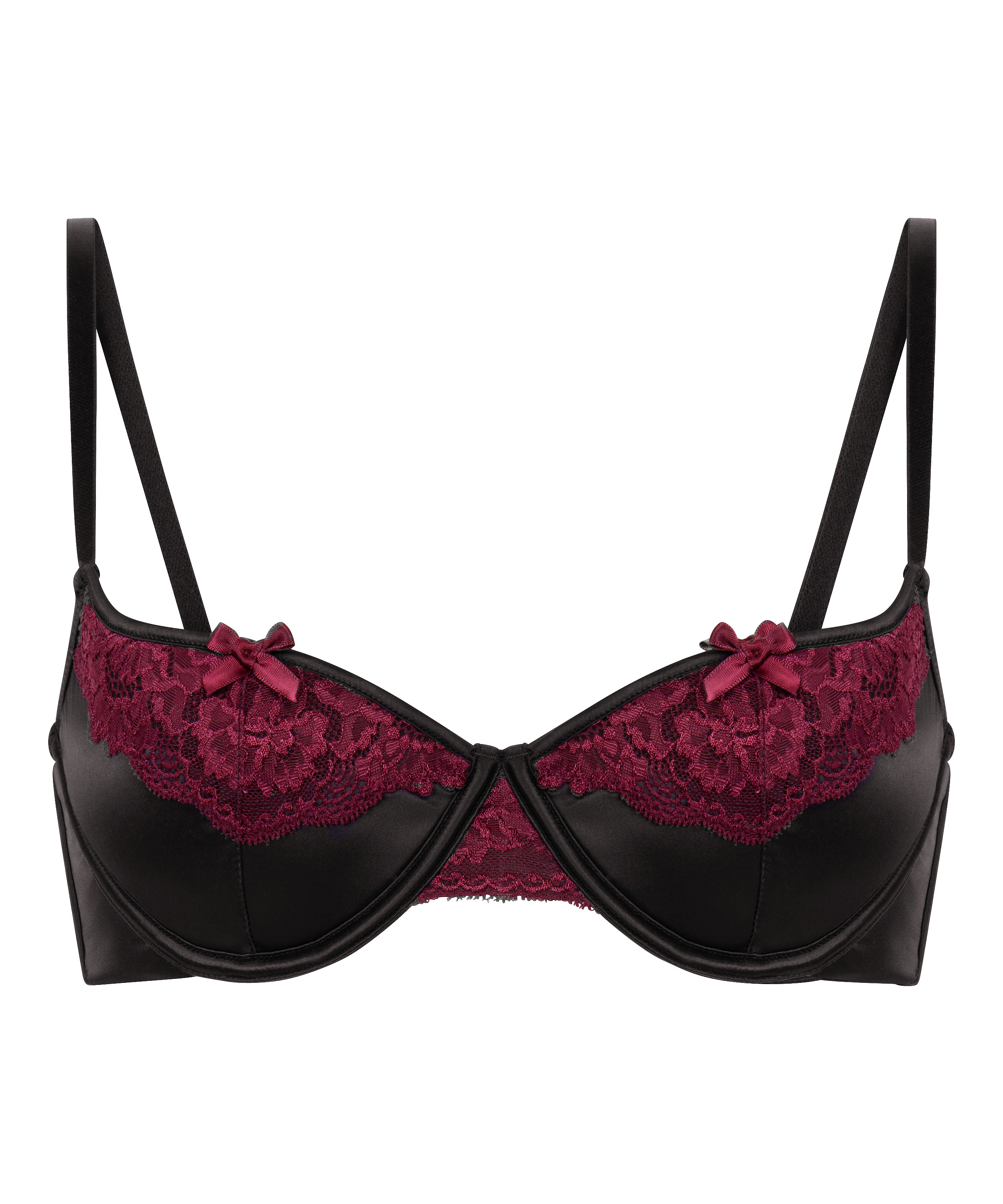 Ambra formstøbt bøjle-bh, Sort, main