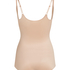 Opstrammende body i scuba-stof, Beige