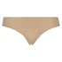 Usynlig basis-g-streng, Beige