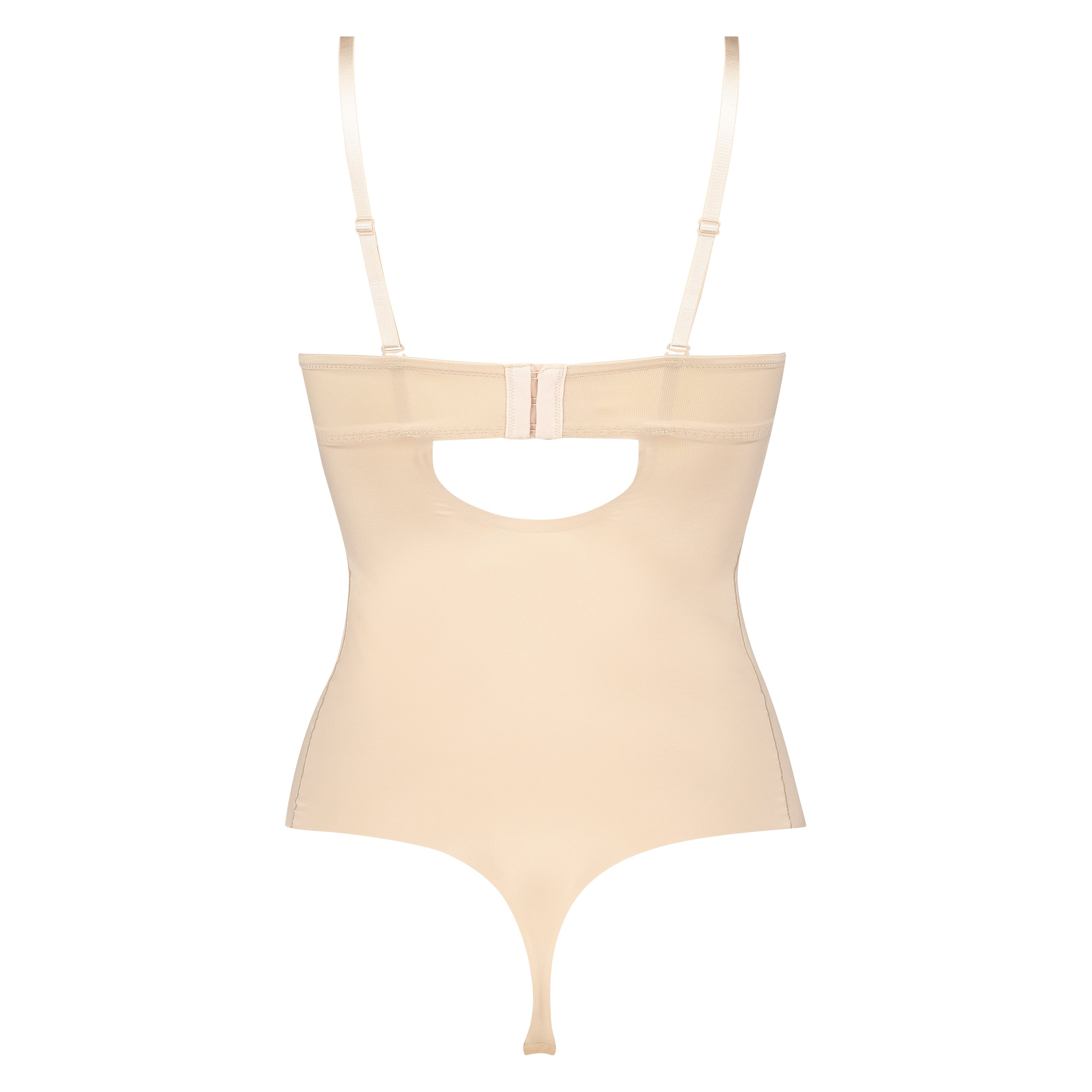 Korrigerende body med formstøbte skåle, Beige, main