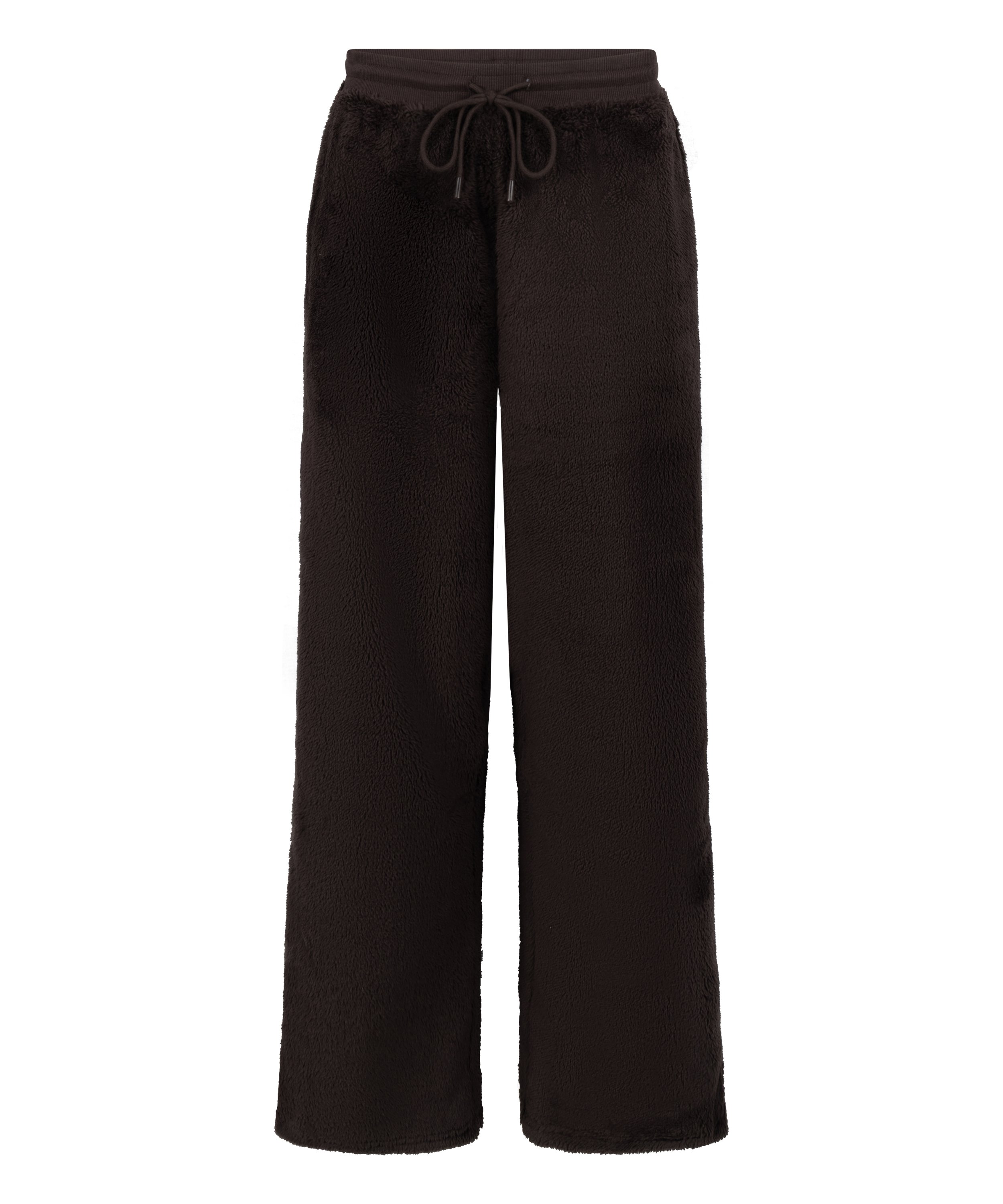 Bukser i bl&oslash;d fleece, Brun, main